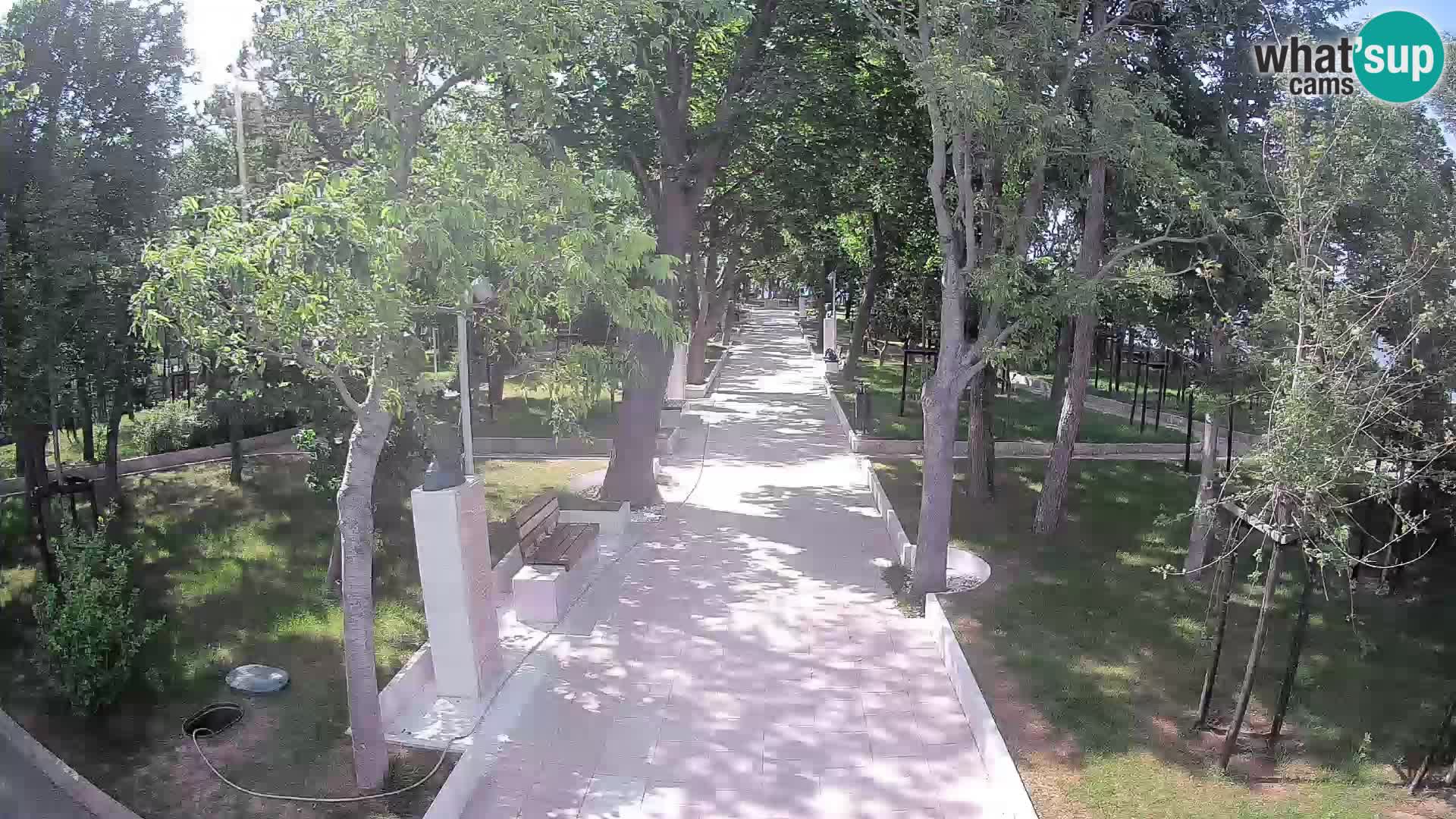 Writers’ Park Webcam Senj – Live by the Sea