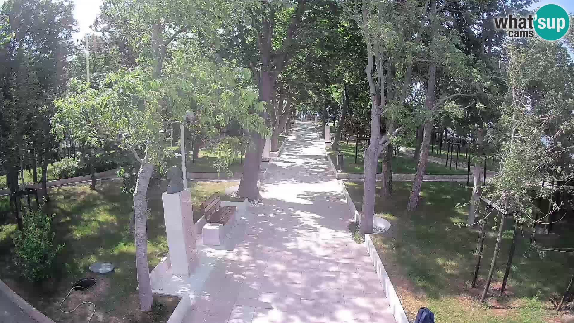 Writers’ Park Webcam Senj – Live by the Sea