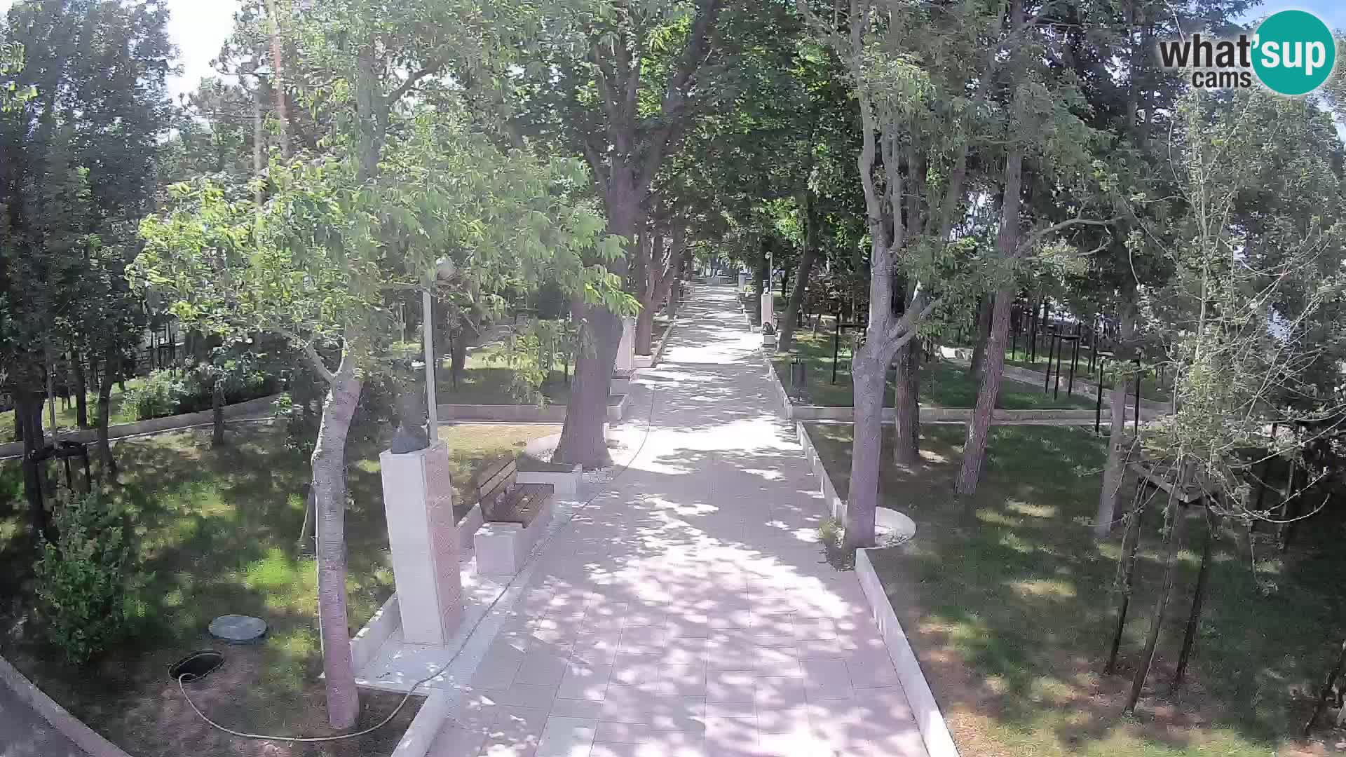 Writers’ Park Webcam Senj – Live by the Sea