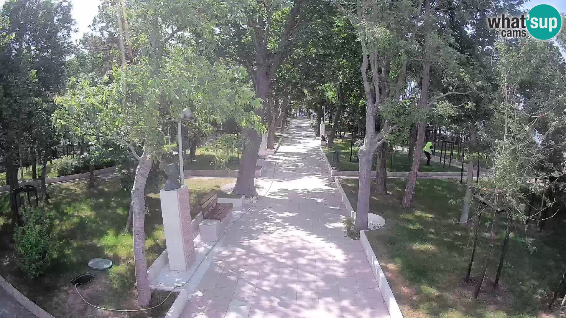 Writers’ Park Webcam Senj – Live by the Sea