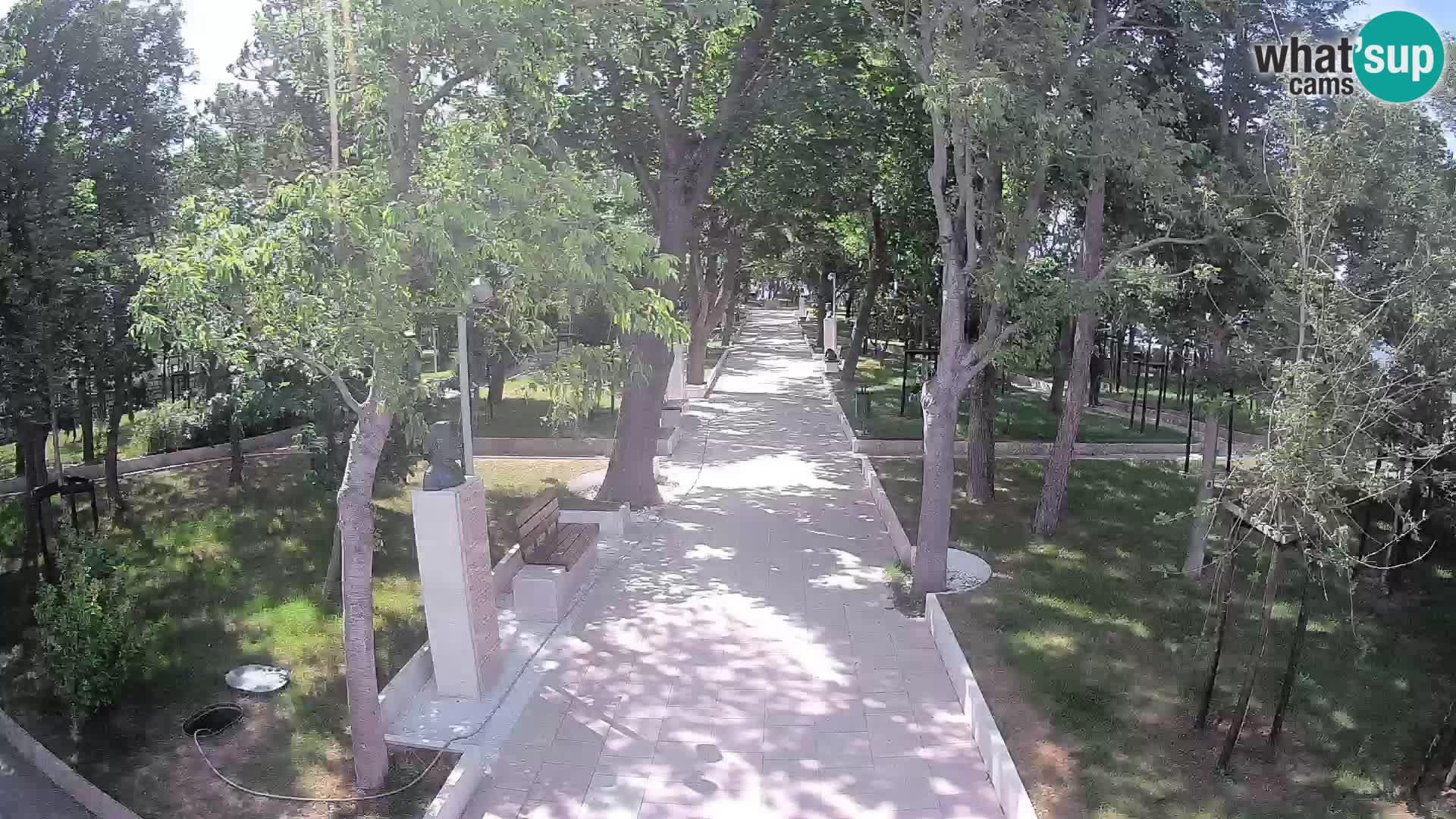 Webcam Schriftstellerpark Senj – Live am Meer