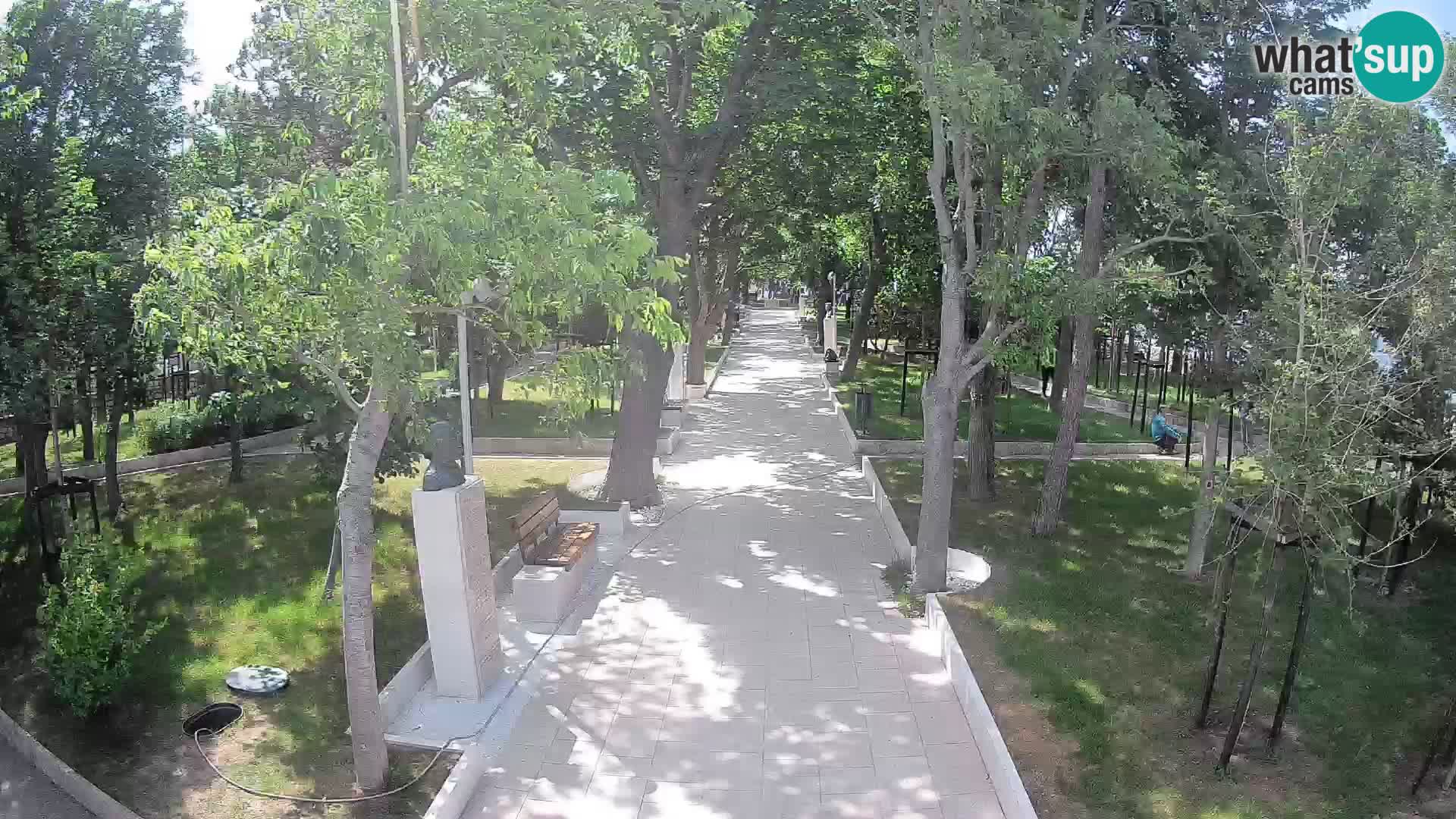 Writers’ Park Webcam Senj – Live by the Sea