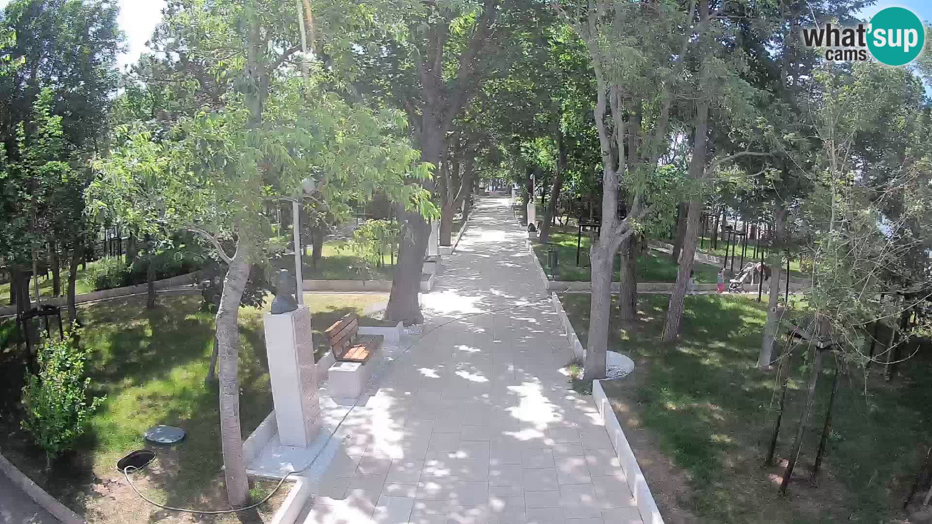 Writers’ Park Webcam Senj – Live by the Sea