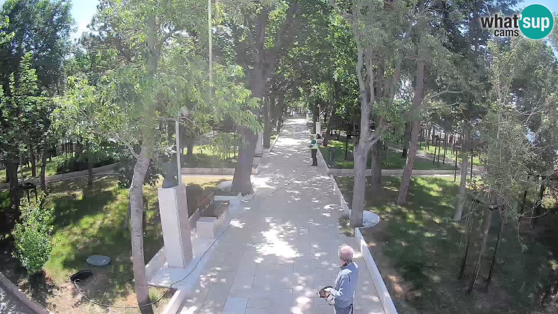 Writers’ Park Webcam Senj – Live by the Sea