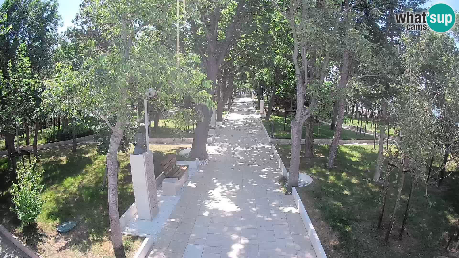 Writers’ Park Webcam Senj – Live by the Sea