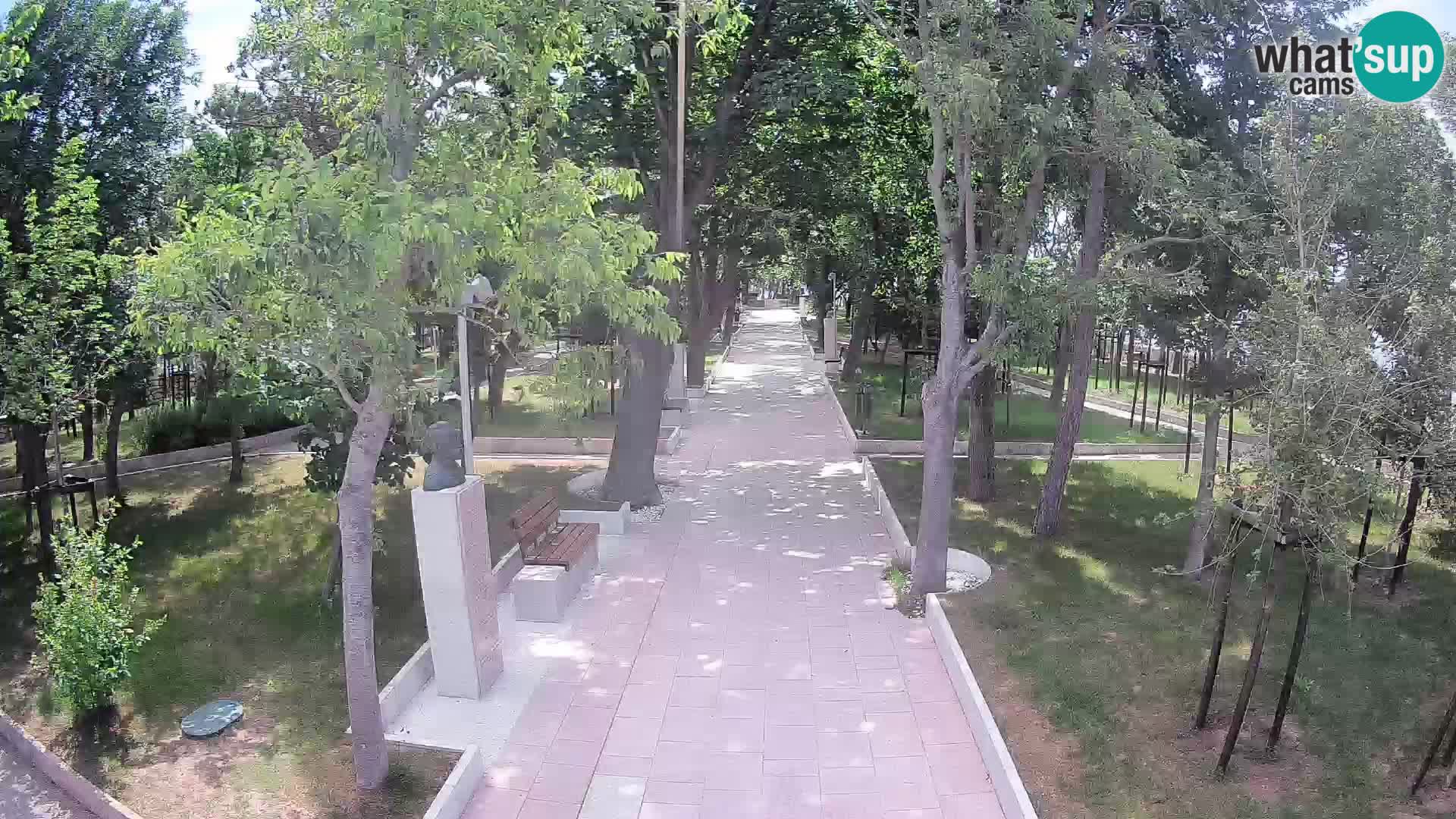 Writers’ Park Webcam Senj – Live by the Sea
