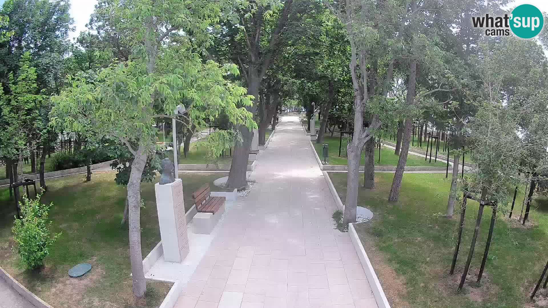 Writers’ Park Webcam Senj – Live by the Sea
