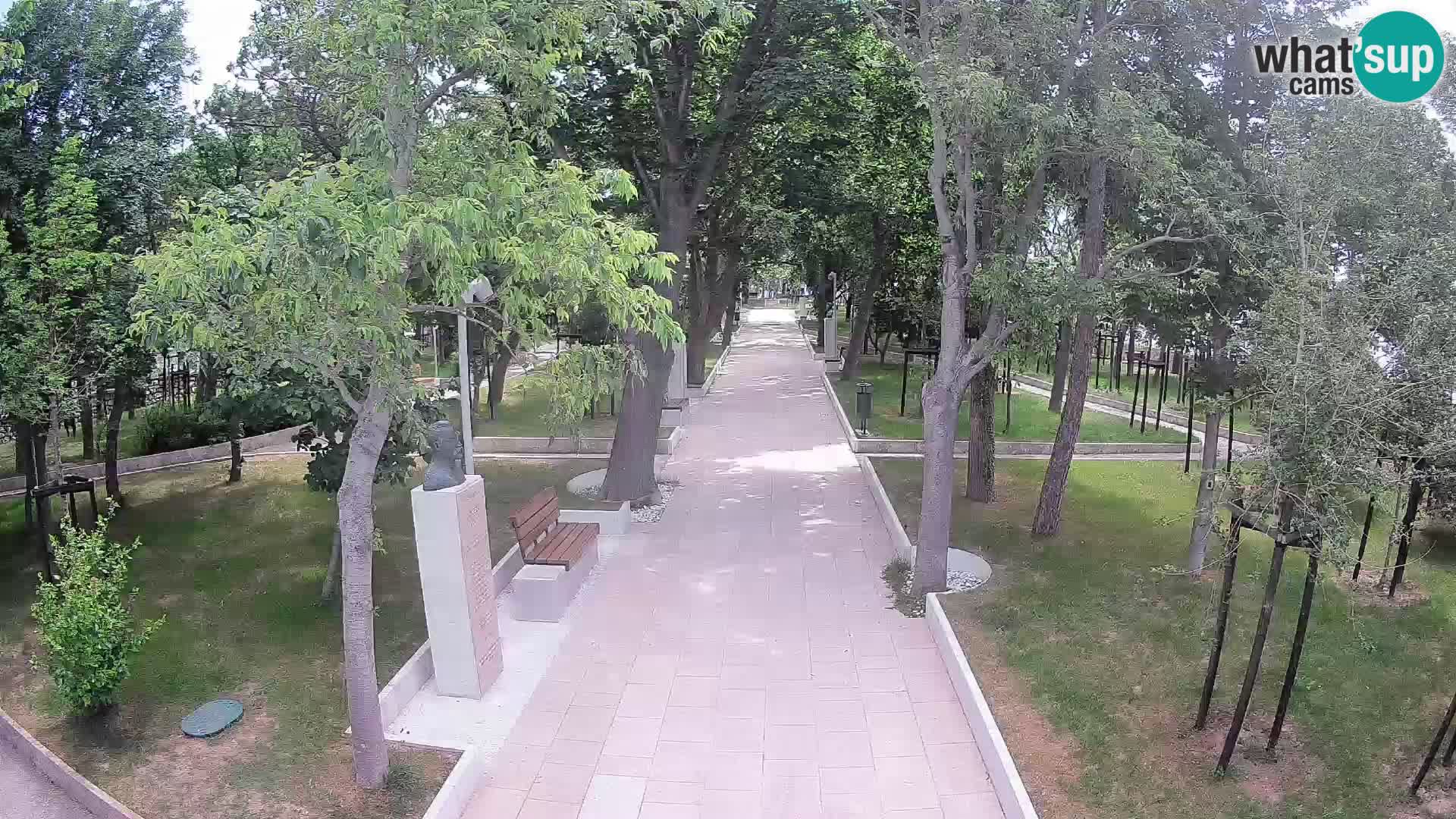 Webcam Schriftstellerpark Senj – Live am Meer