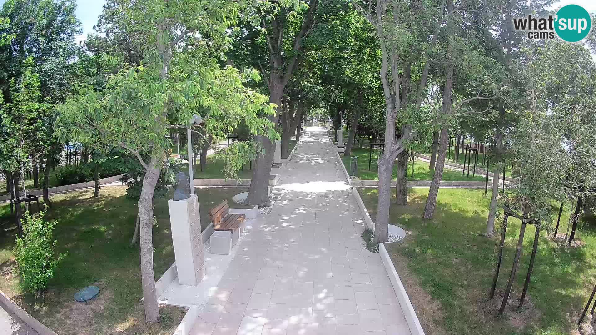 Writers’ Park Webcam Senj – Live by the Sea