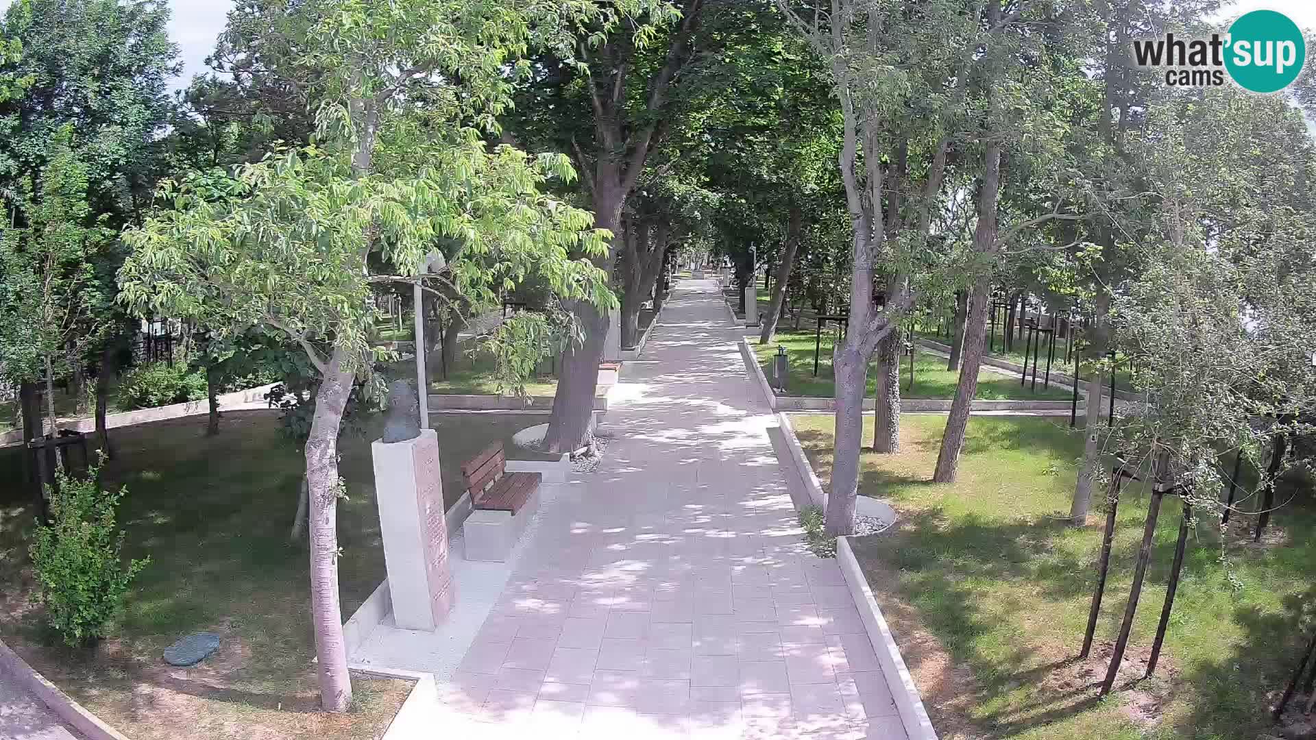 Writers’ Park Webcam Senj – Live by the Sea