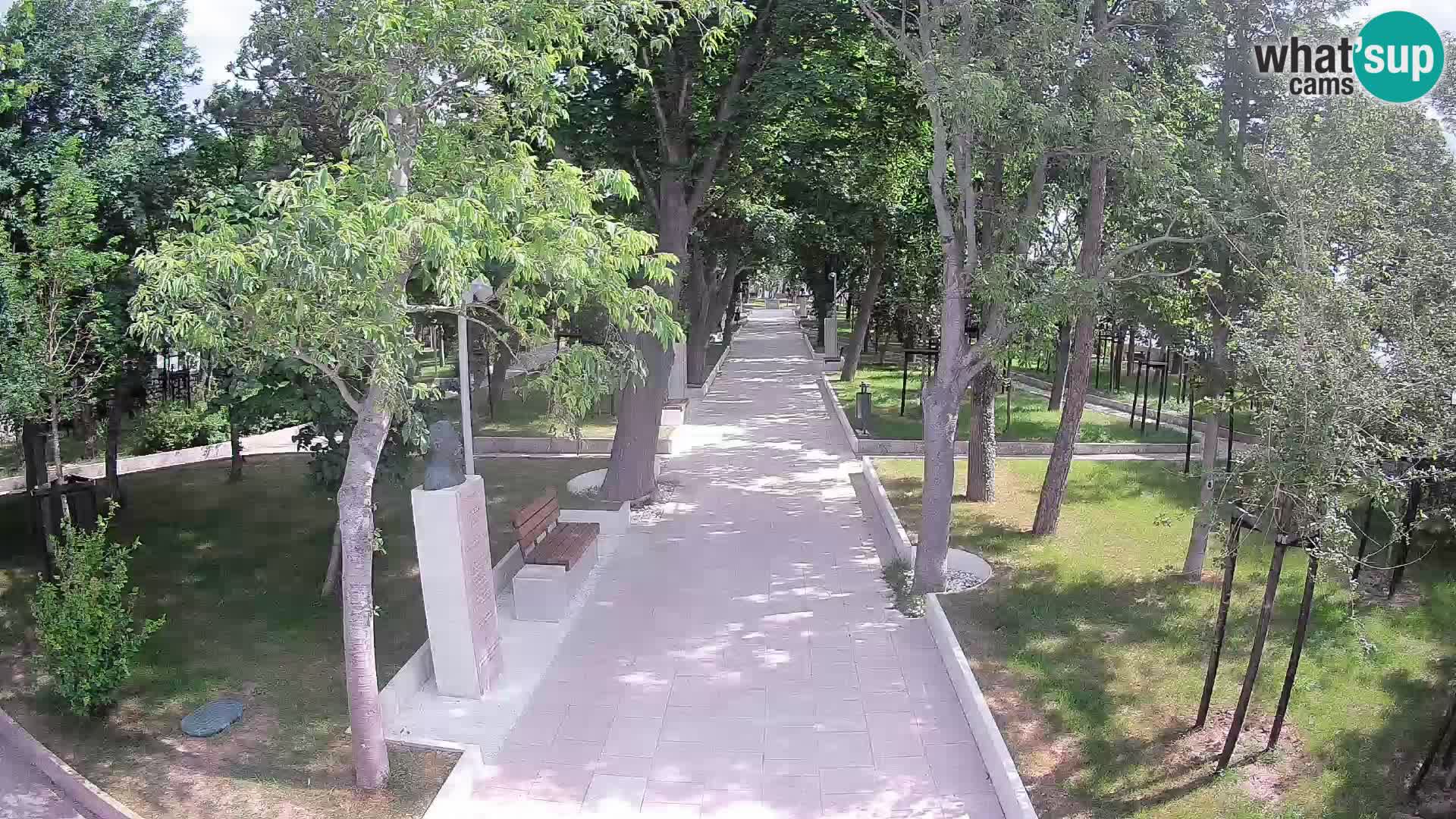 Writers’ Park Webcam Senj – Live by the Sea