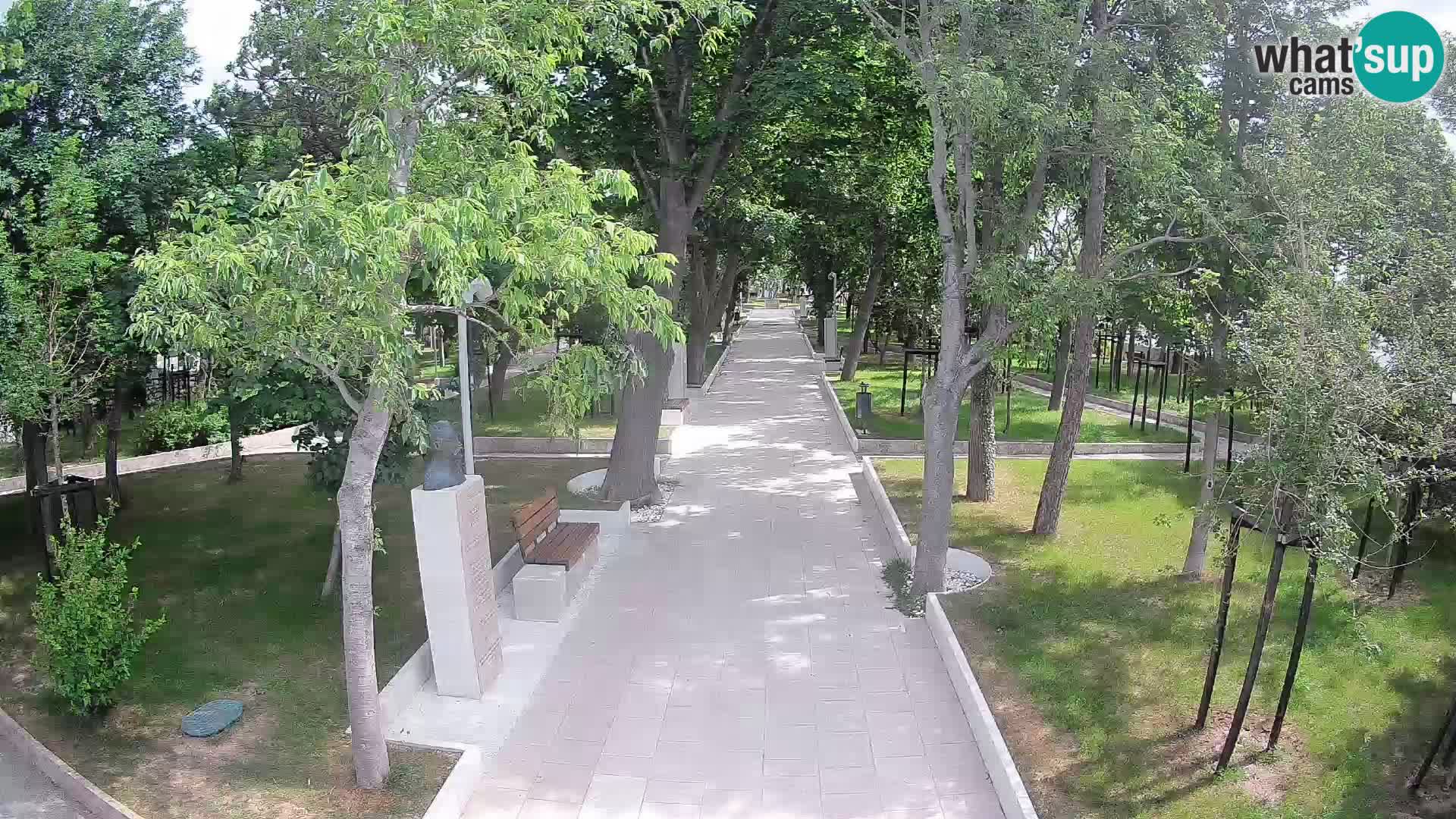 Writers’ Park Webcam Senj – Live by the Sea
