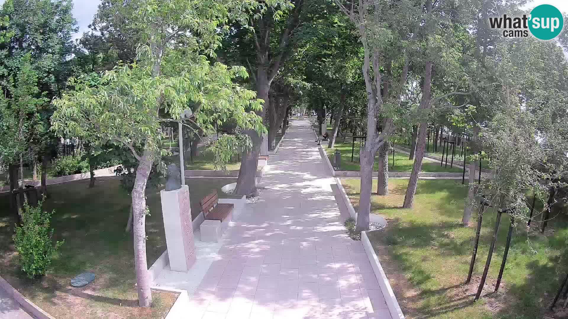 Writers’ Park Webcam Senj – Live by the Sea