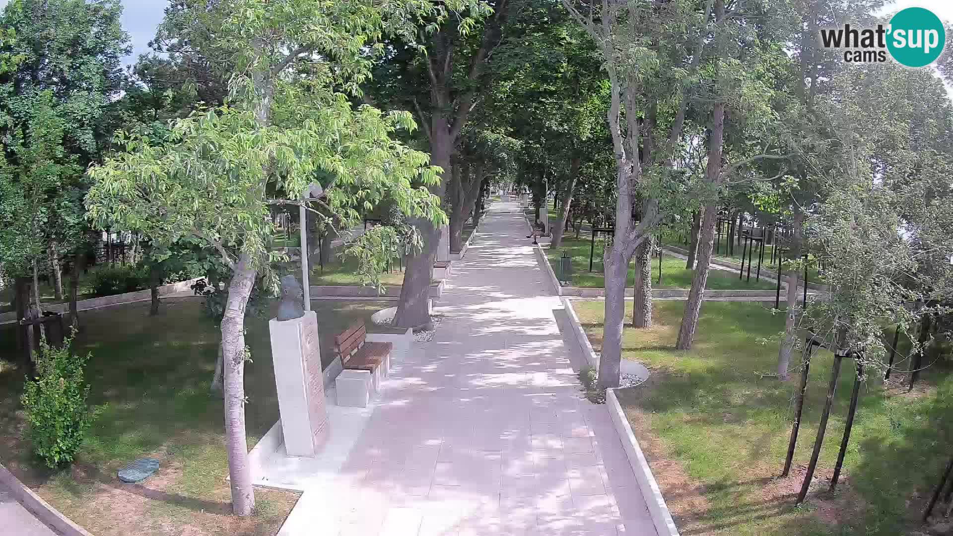 Writers’ Park Webcam Senj – Live by the Sea