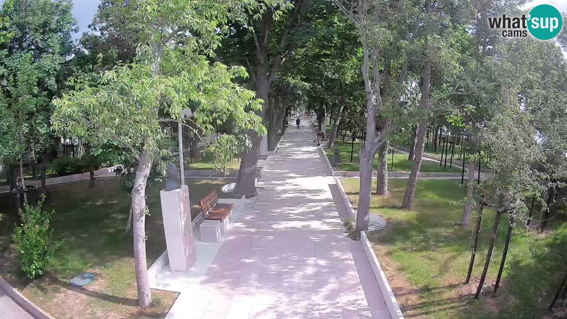 Webcam Schriftstellerpark Senj – Live am Meer
