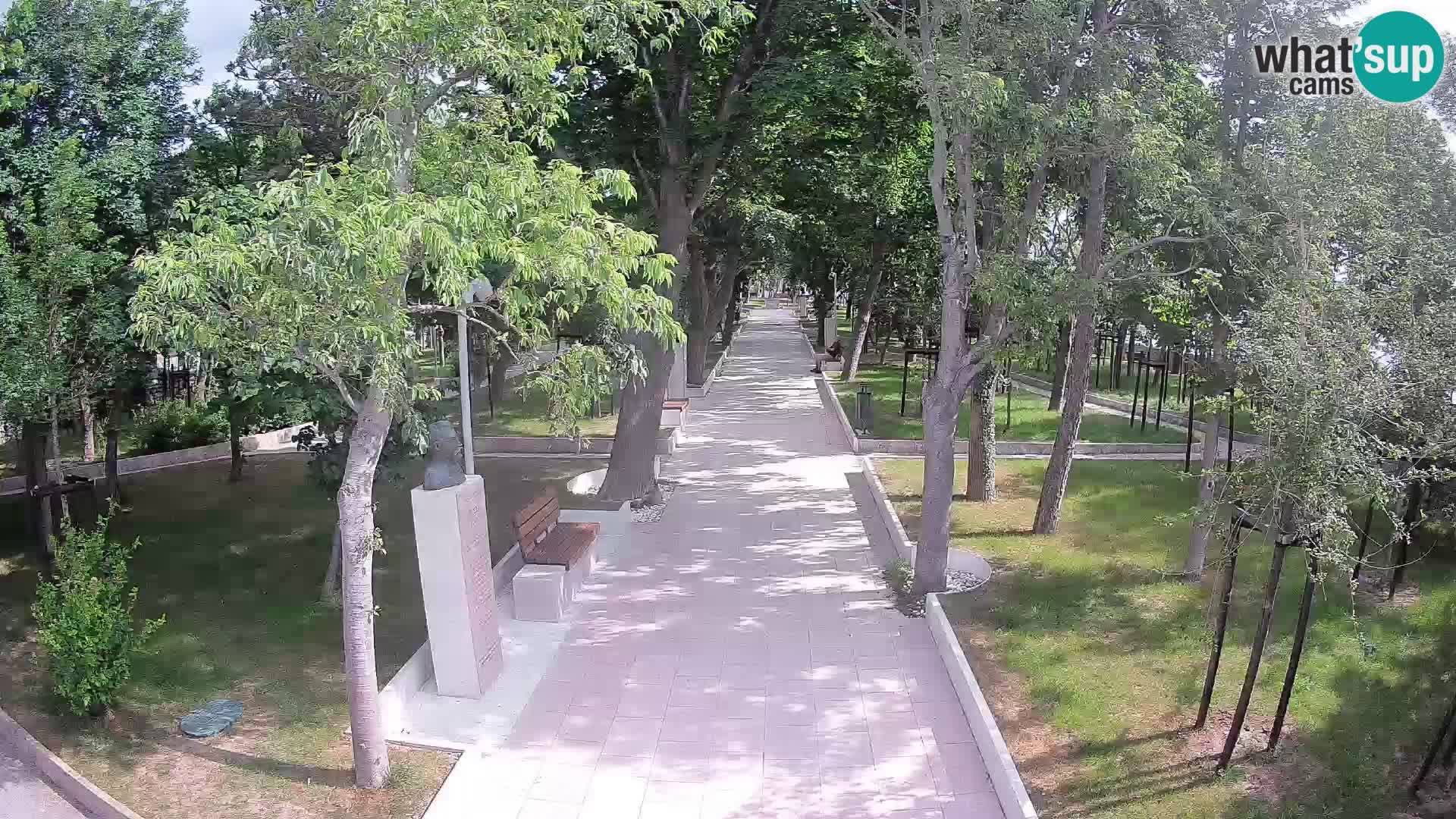 Writers’ Park Webcam Senj – Live by the Sea
