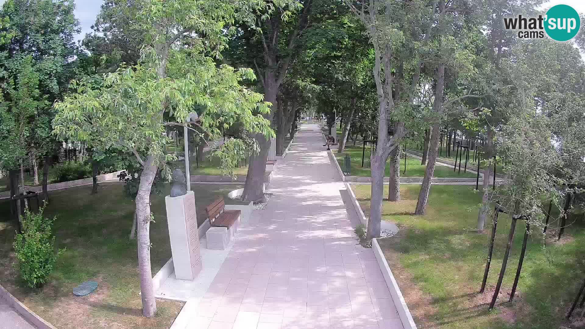 Writers’ Park Webcam Senj – Live by the Sea