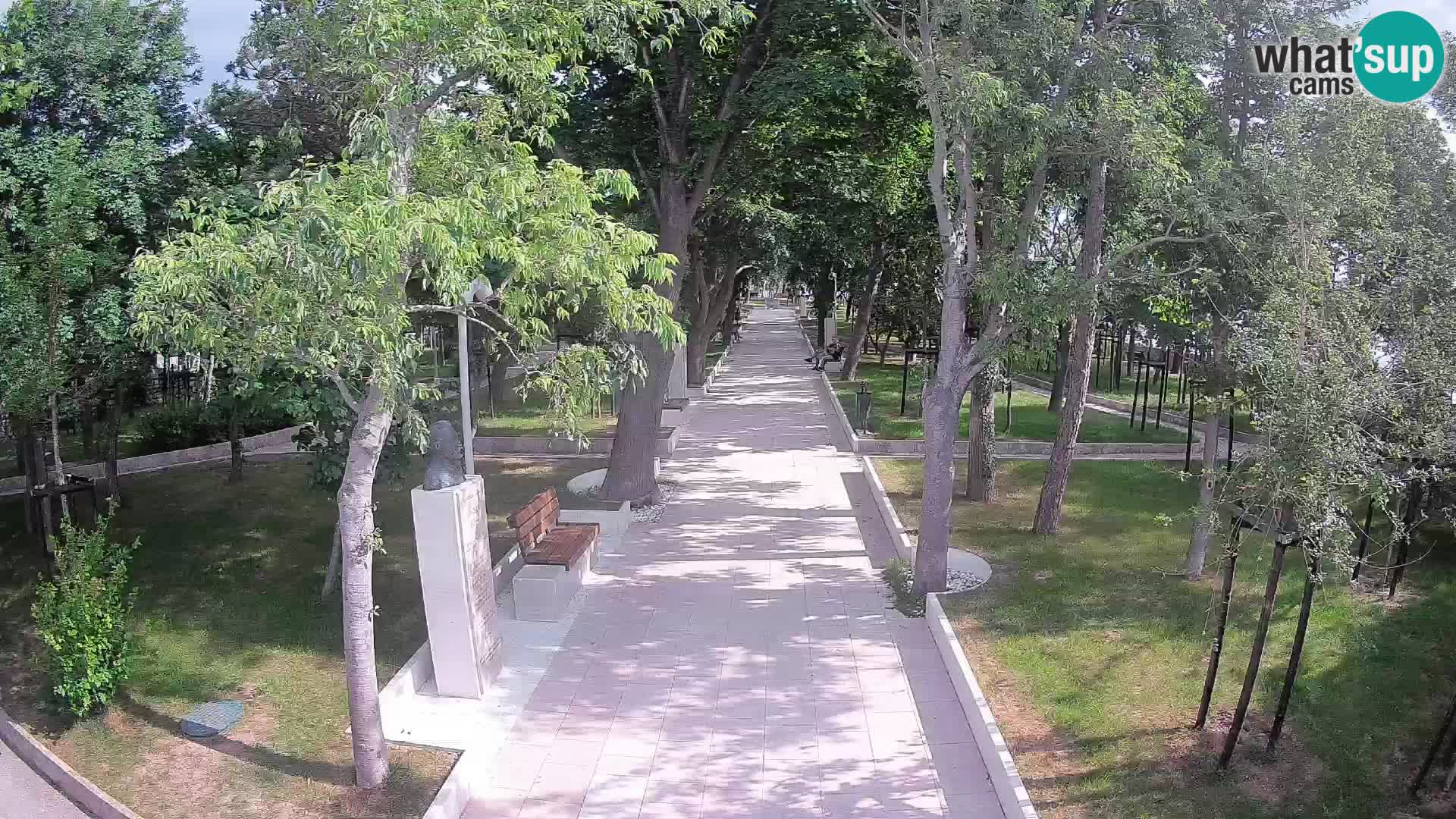 Writers’ Park Webcam Senj – Live by the Sea