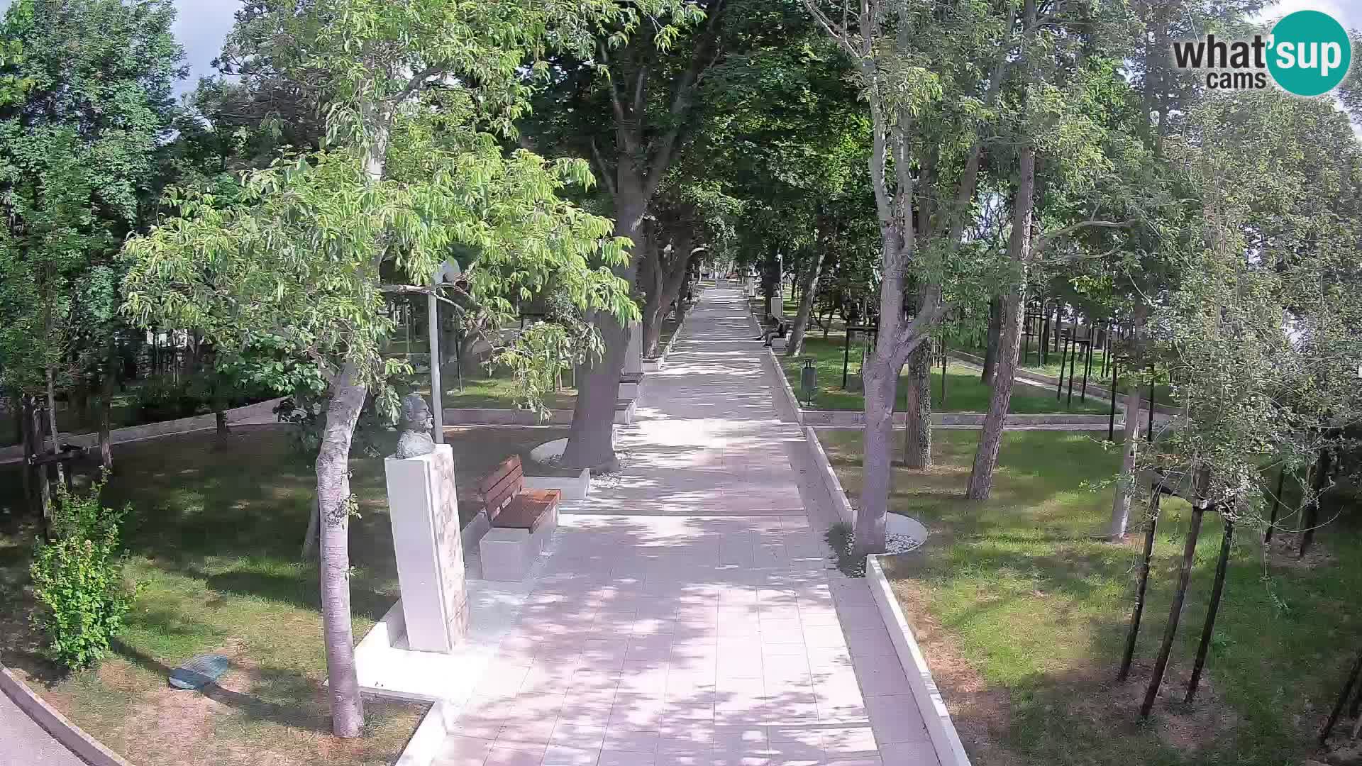 Writers’ Park Webcam Senj – Live by the Sea