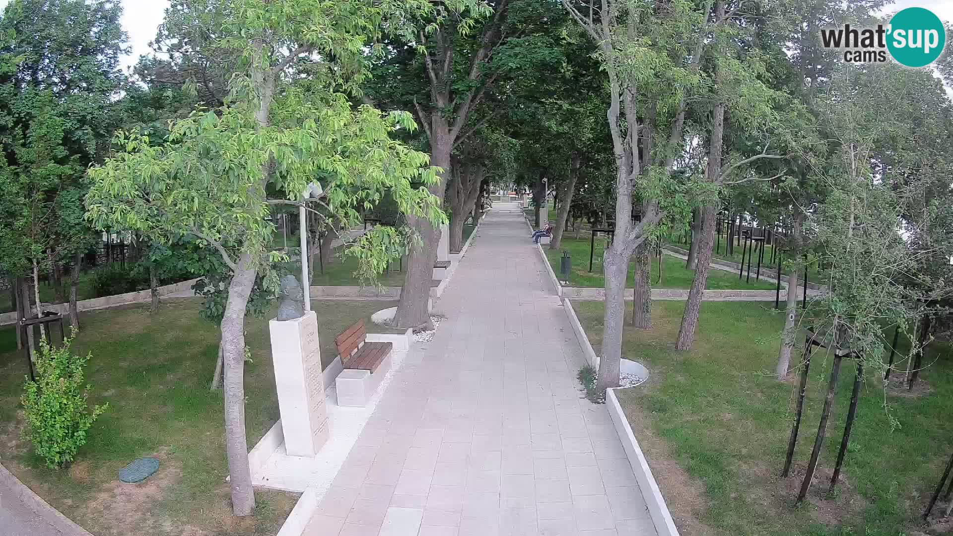 Writers’ Park Webcam Senj – Live by the Sea