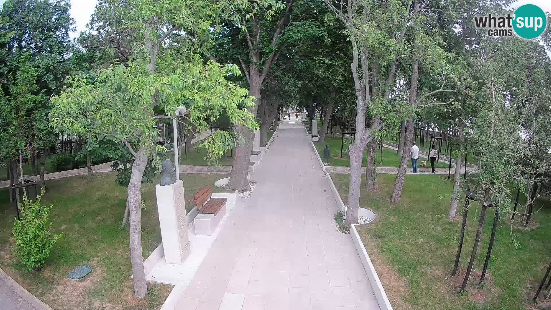 Writers’ Park Webcam Senj – Live by the Sea