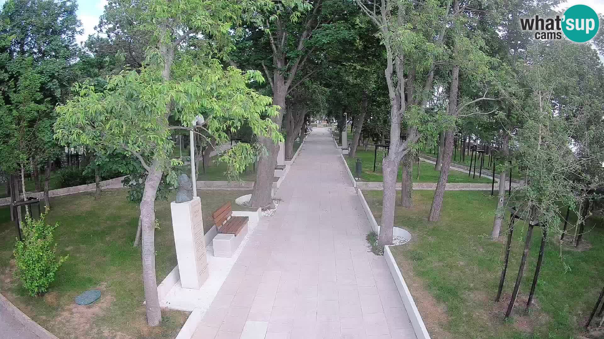 Writers’ Park Webcam Senj – Live by the Sea