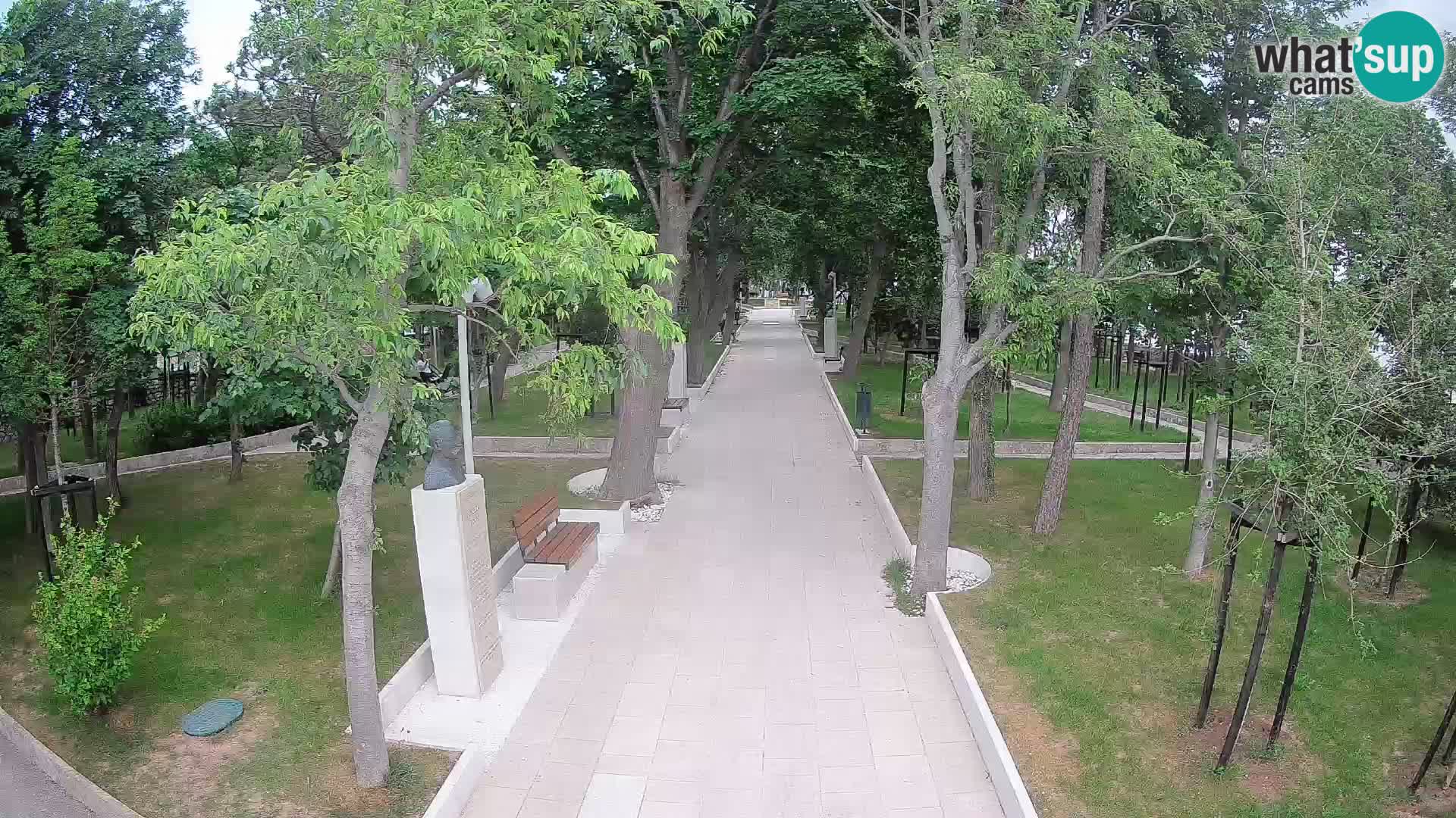 Writers’ Park Webcam Senj – Live by the Sea