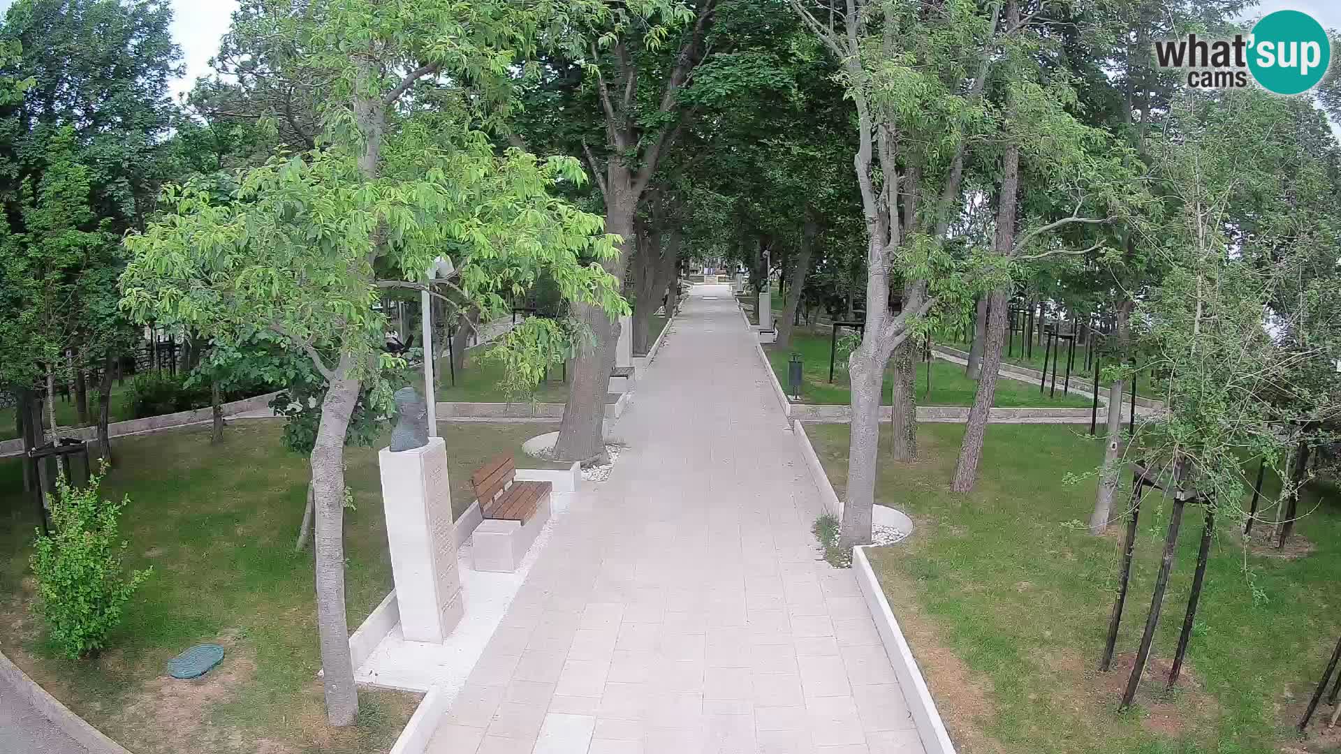 Writers’ Park Webcam Senj – Live by the Sea