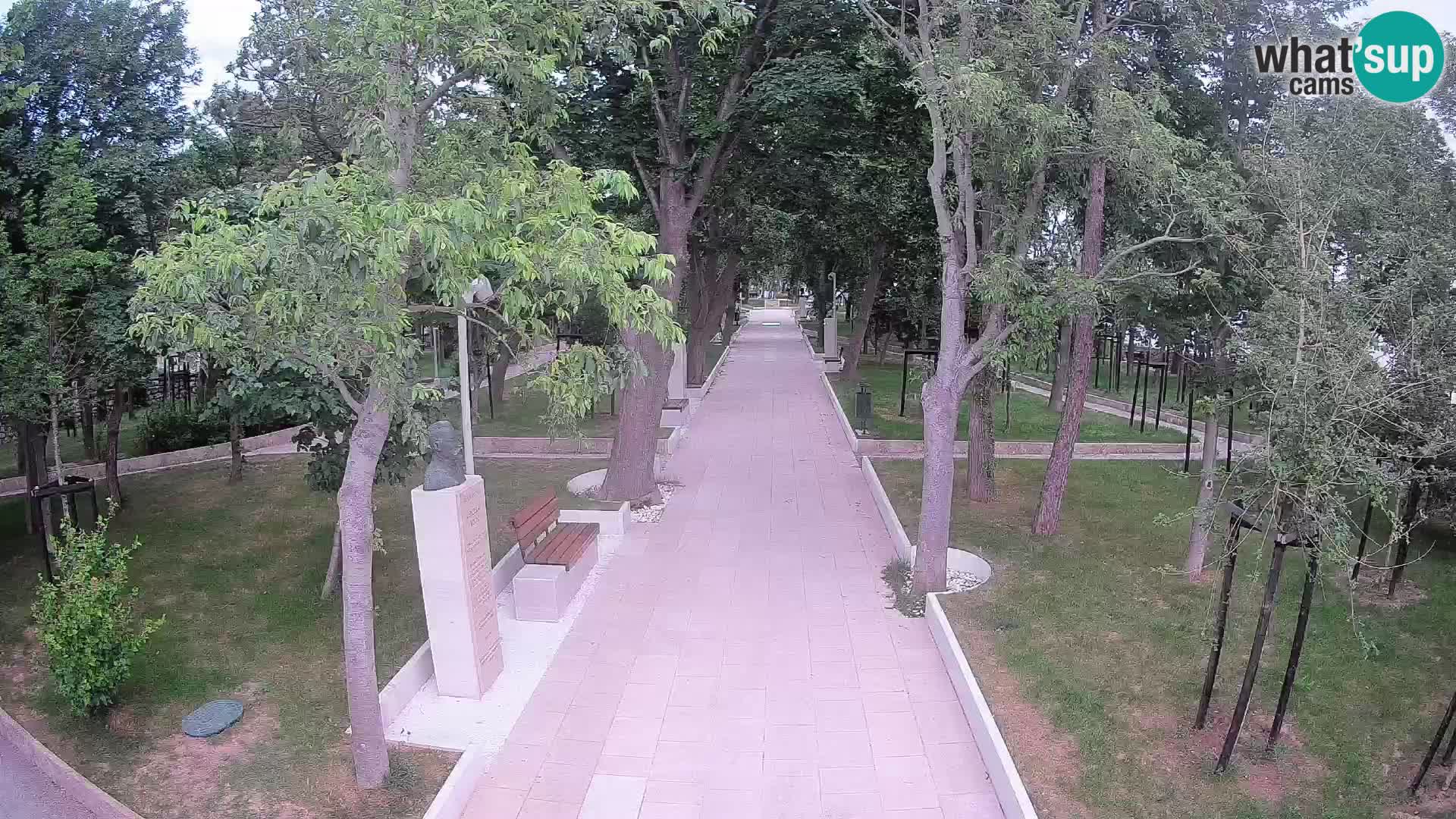 Writers’ Park Webcam Senj – Live by the Sea