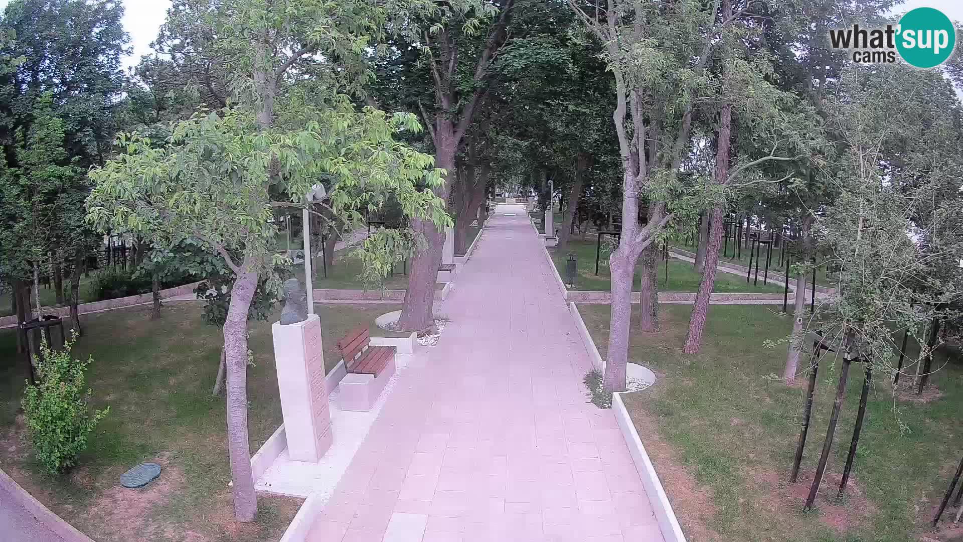 Writers’ Park Webcam Senj – Live by the Sea