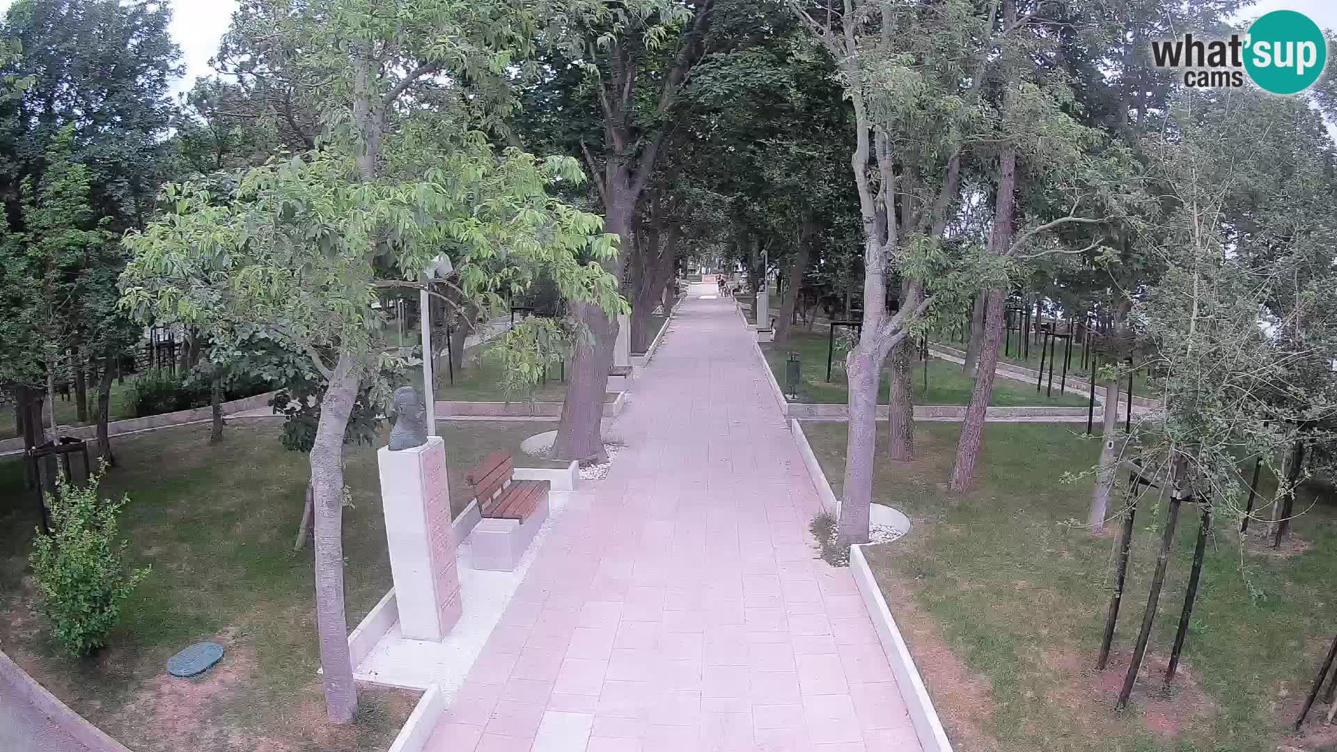 Webcam Schriftstellerpark Senj – Live am Meer