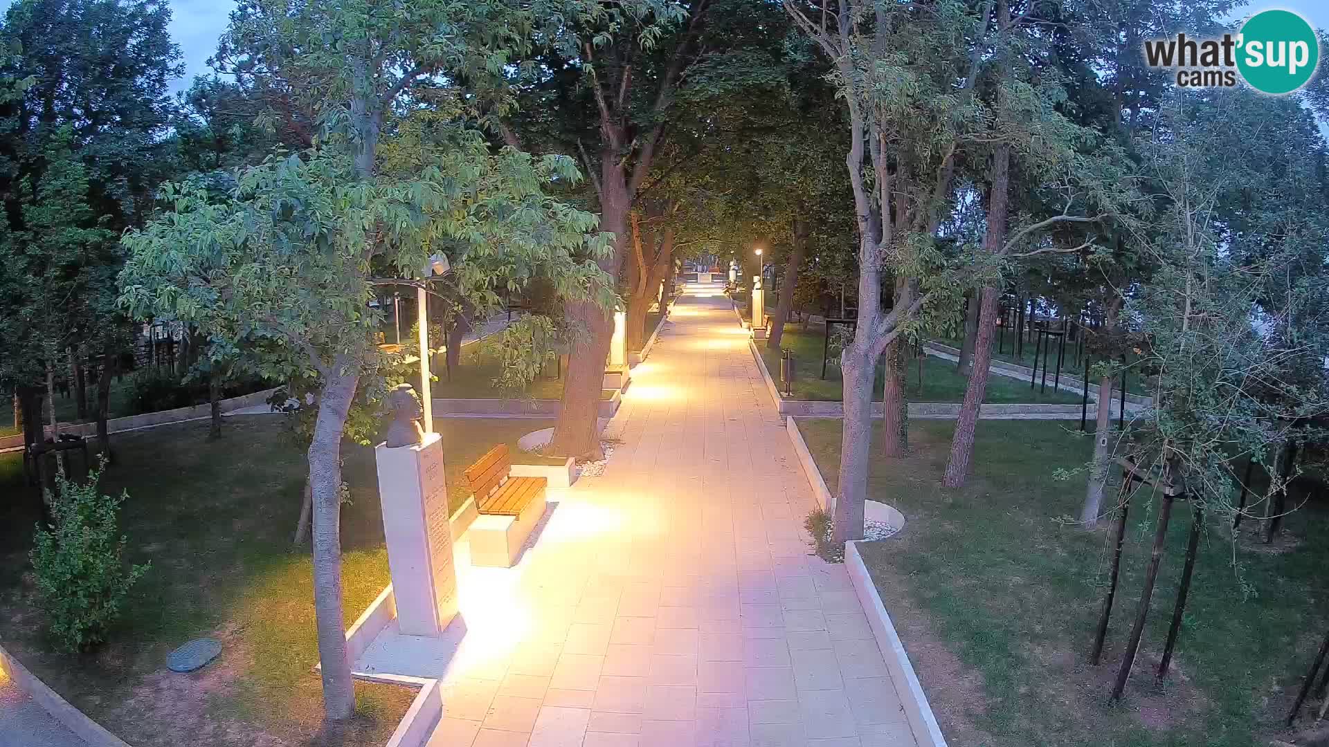 Writers’ Park Webcam Senj – Live by the Sea