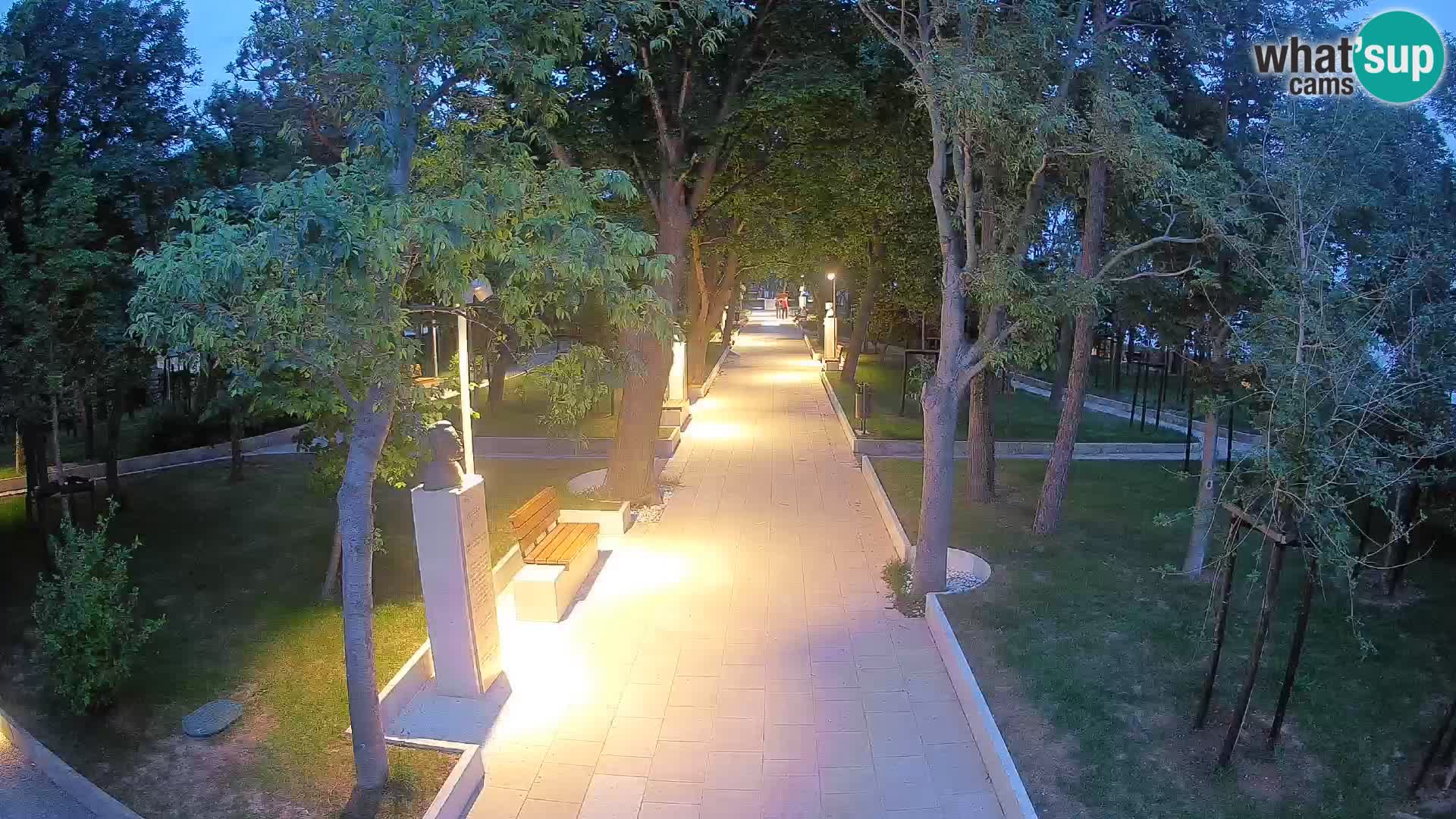 Writers’ Park Webcam Senj – Live by the Sea