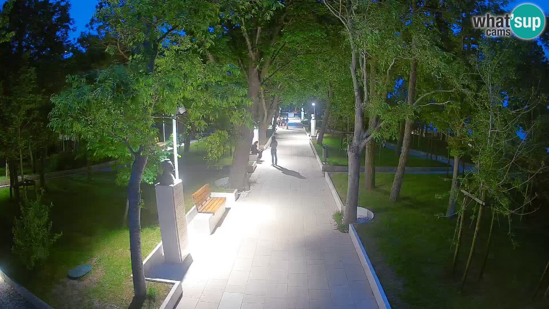 Writers’ Park Webcam Senj – Live by the Sea