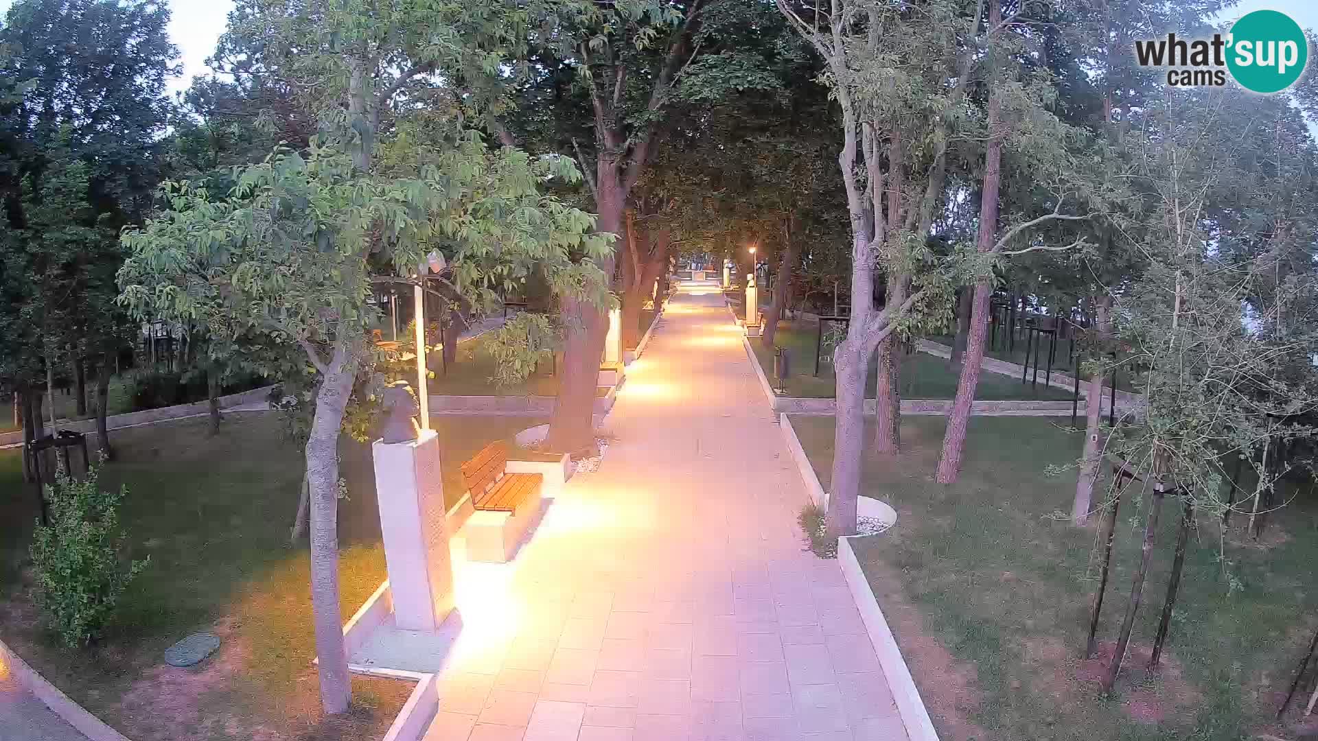 Webcam Schriftstellerpark Senj – Live am Meer