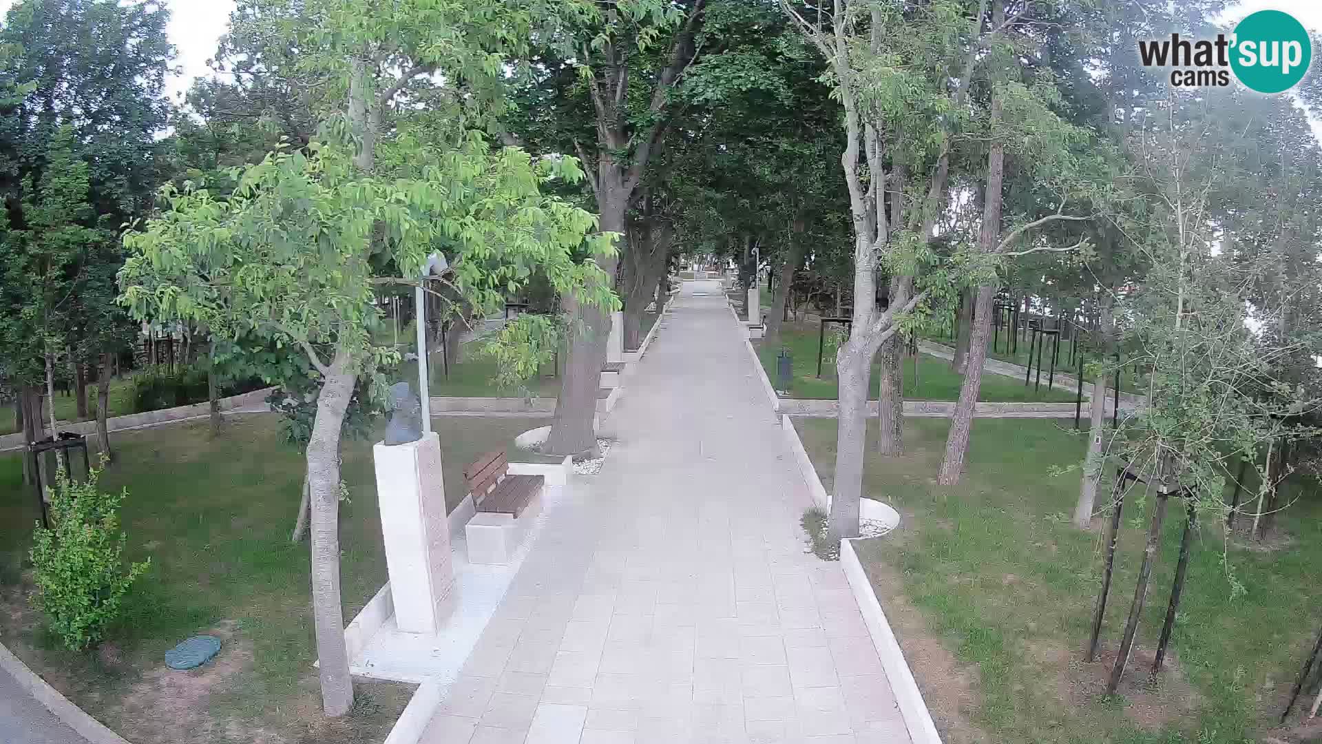 Writers’ Park Webcam Senj – Live by the Sea