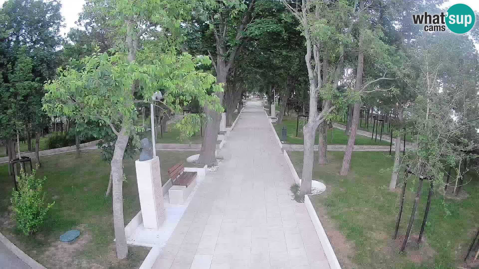 Writers’ Park Webcam Senj – Live by the Sea
