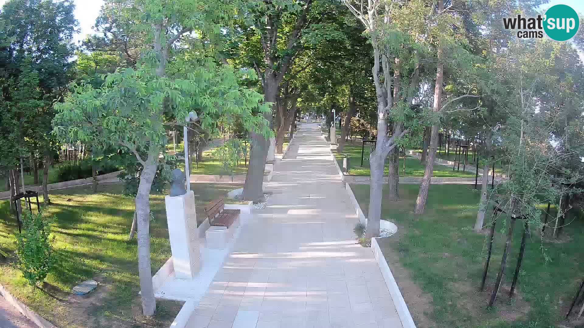 Writers’ Park Webcam Senj – Live by the Sea