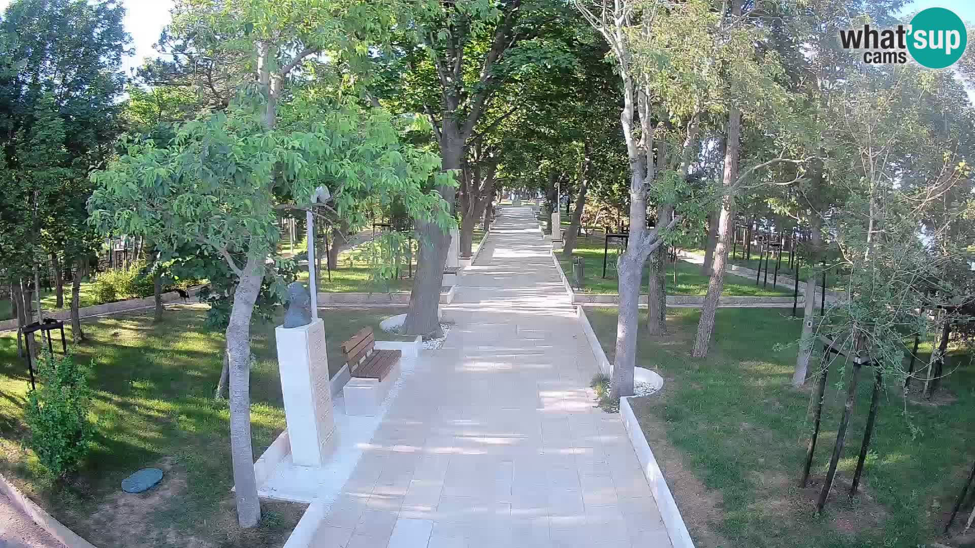 Writers’ Park Webcam Senj – Live by the Sea