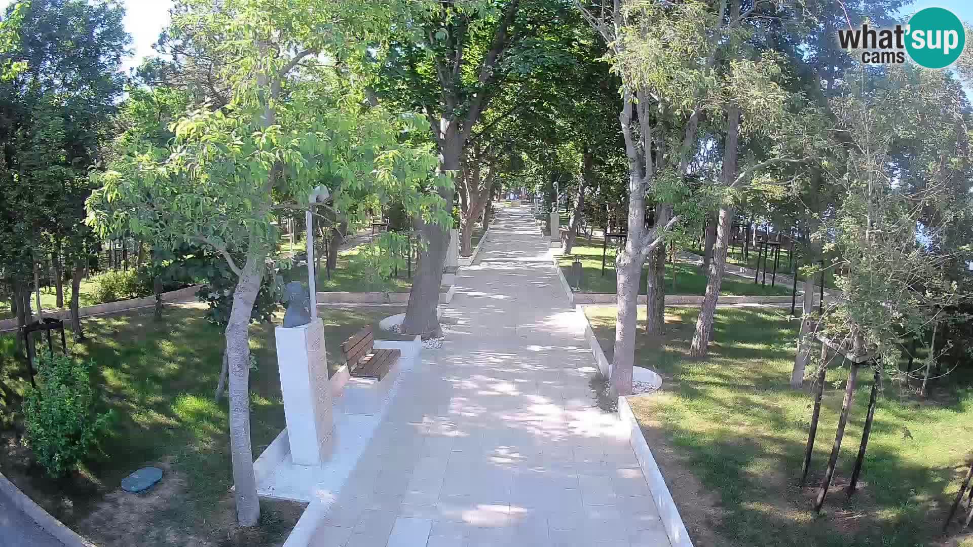 Writers’ Park Webcam Senj – Live by the Sea