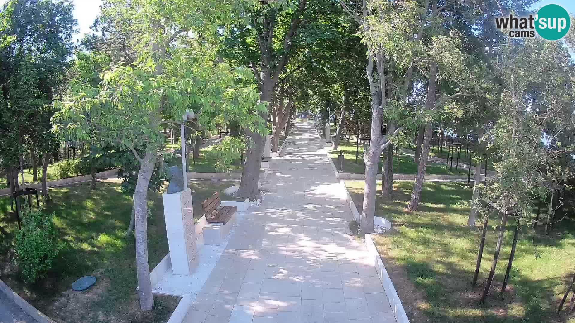 Writers’ Park Webcam Senj – Live by the Sea