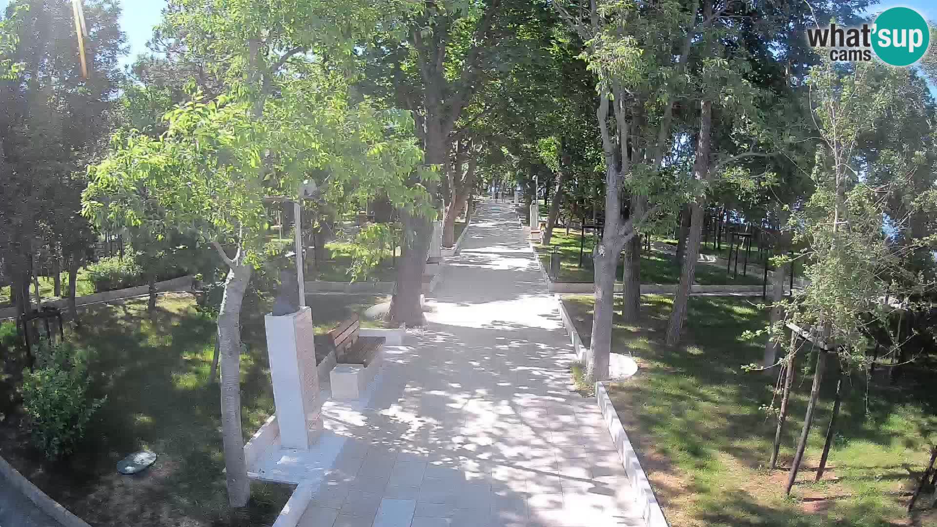 Writers’ Park Webcam Senj – Live by the Sea
