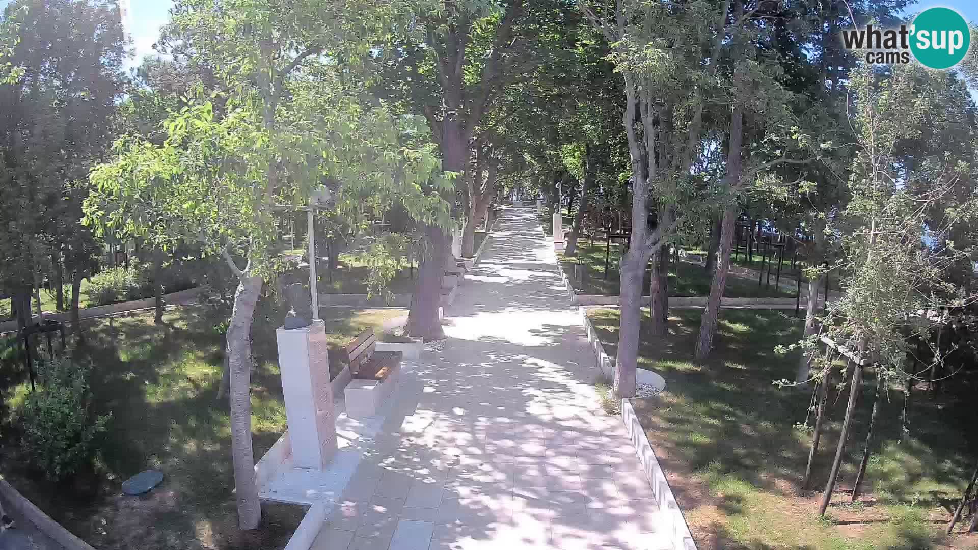 Writers’ Park Webcam Senj – Live by the Sea