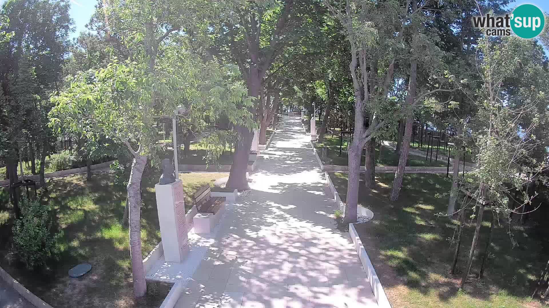 Writers’ Park Webcam Senj – Live by the Sea
