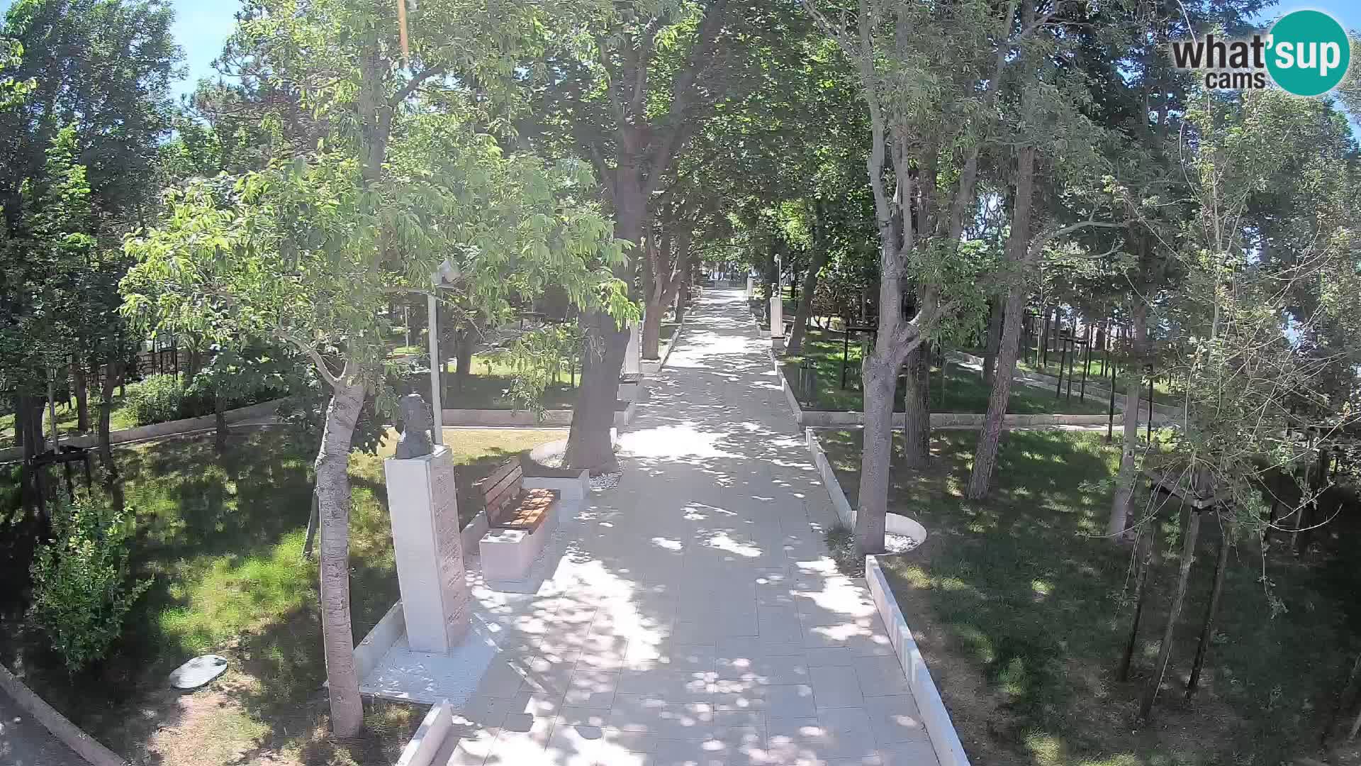 Writers’ Park Webcam Senj – Live by the Sea