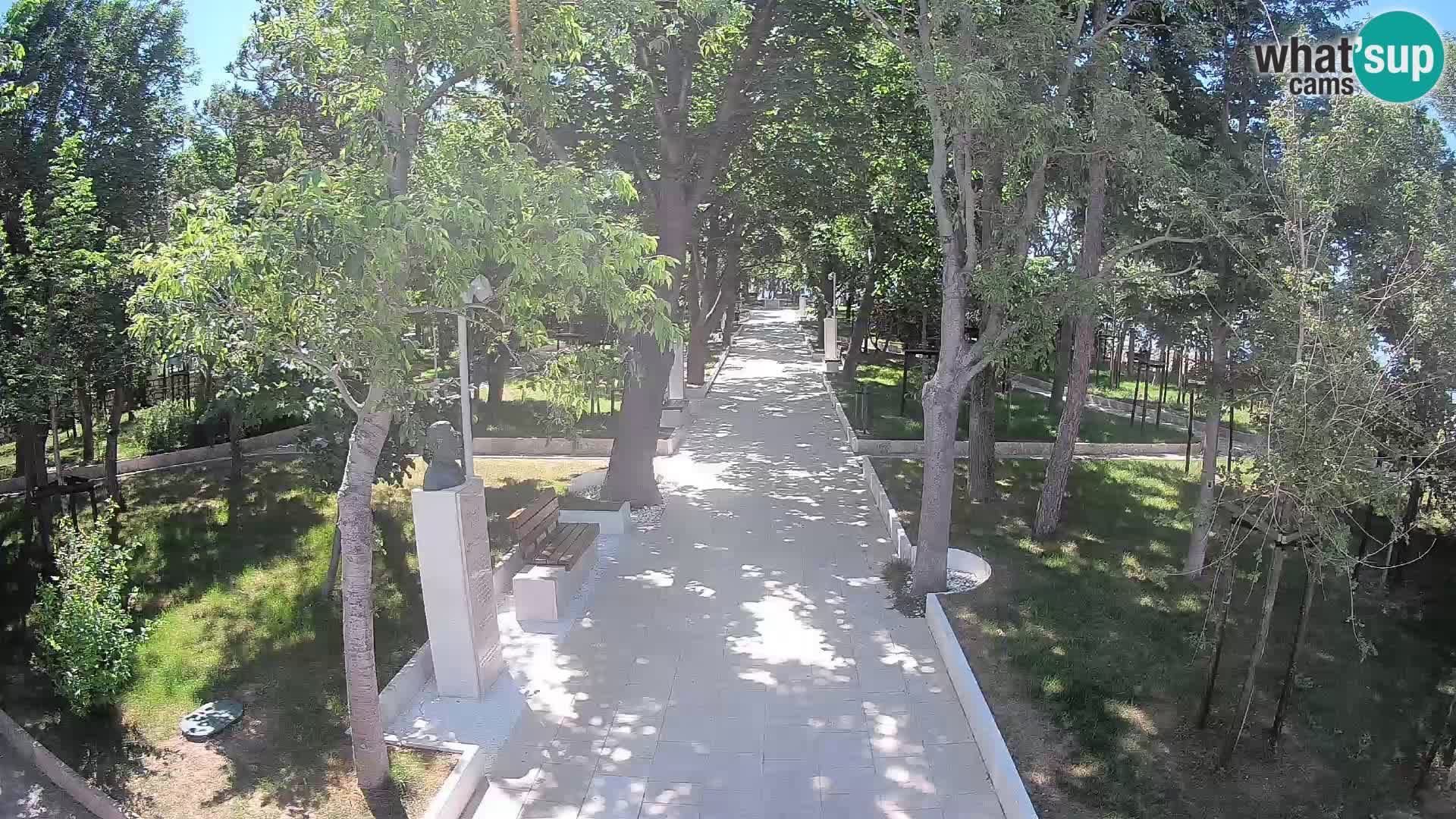 Writers’ Park Webcam Senj – Live by the Sea