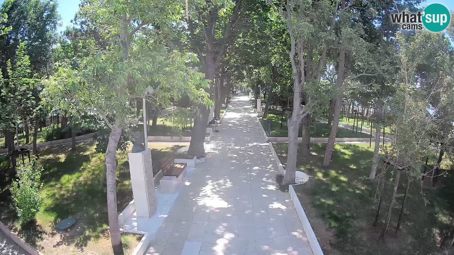 Writers’ Park Webcam Senj – Live by the Sea