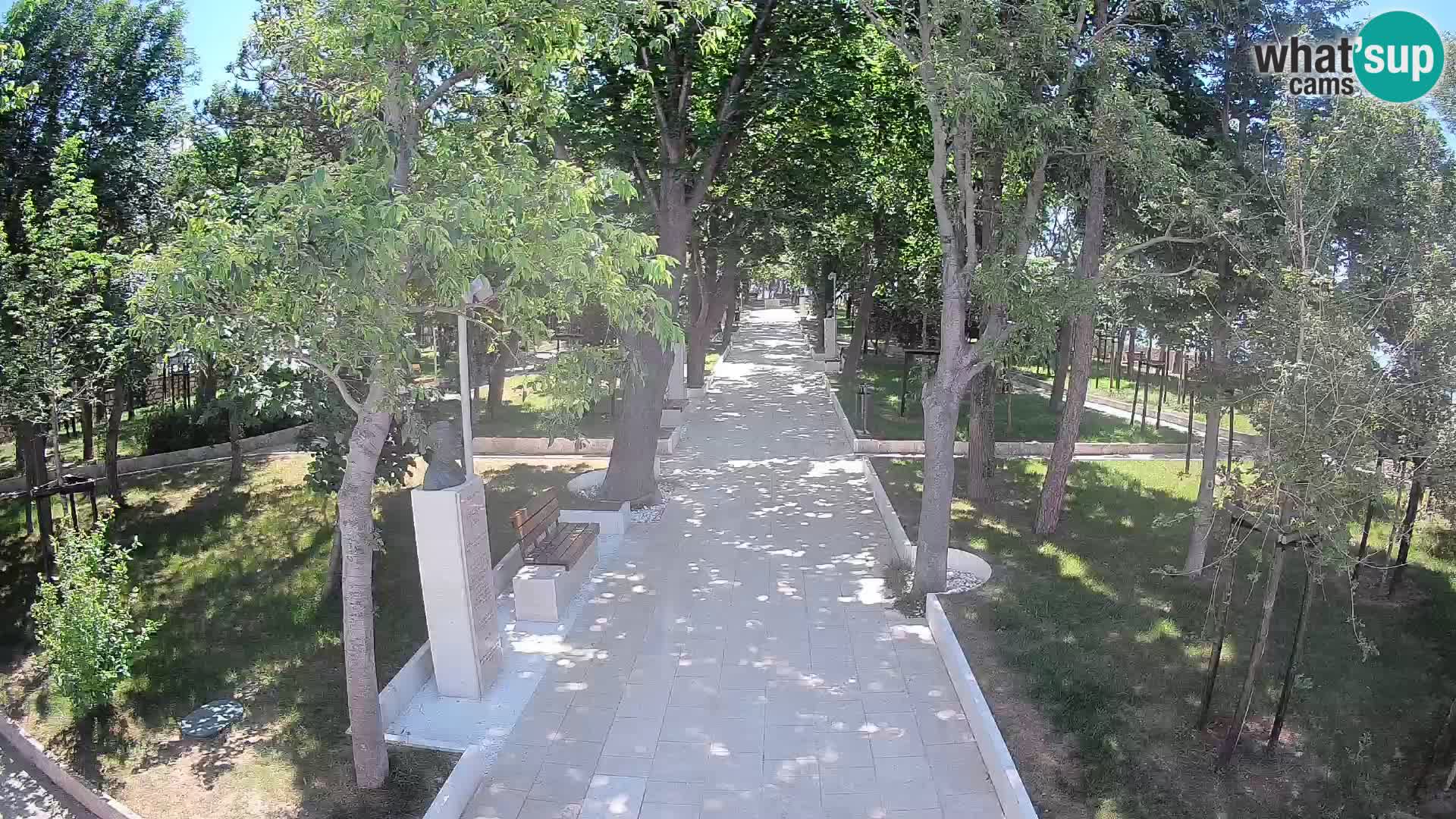 Writers’ Park Webcam Senj – Live by the Sea