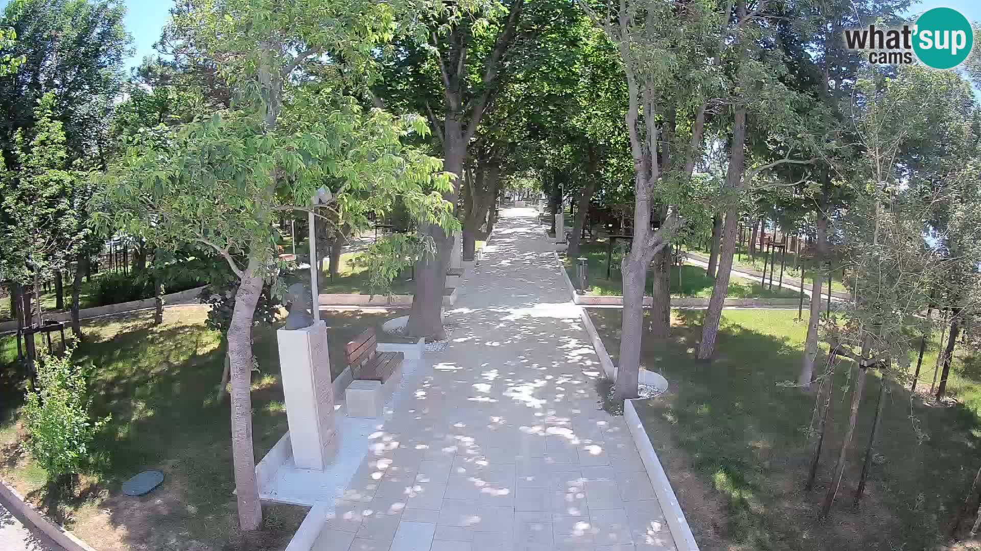 Writers’ Park Webcam Senj – Live by the Sea
