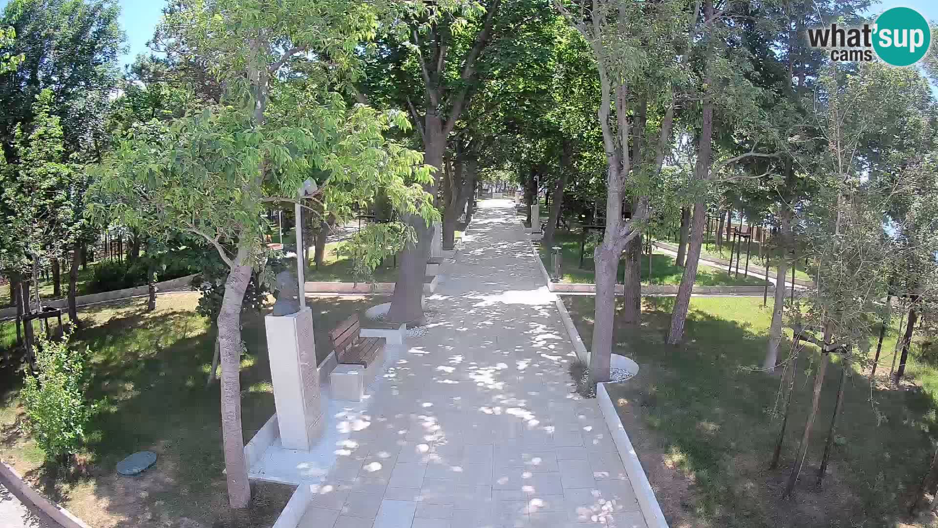 Writers’ Park Webcam Senj – Live by the Sea